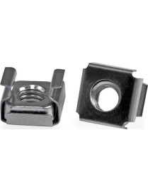 StarTech.com 50 Pkg M6 Cage Nuts for Server Rack Cabinet - Install your rack-mountable hardware securely with these high quality