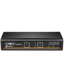 Vertiv Cybex SC800 Secure KVM | Single Head | 2 Port Universal DisplayPort | NIAP version 4.0 Certified - Secure Desktop KVM Swi