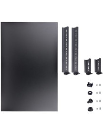 StarTech.com 1U Adjustable Mounting Depth Rack Mount Shelf - Heavy Duty Fixed Rack Shelf - 175lbs / 80kg - Add a high capacity, 