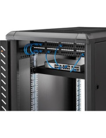 StarTech.com 1U Adjustable Mounting Depth Rack Mount Shelf - Heavy Duty Fixed Rack Shelf - 175lbs / 80kg - Add a high capacity, 