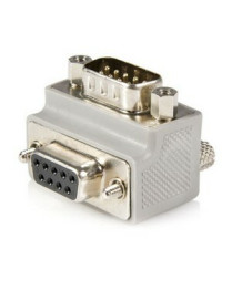 StarTech.com Right Angle DB9 to DB9 Serial Cable Adapter Type 1 - M/F - 1 x DB-9 Male - 1 x DB-9 Female