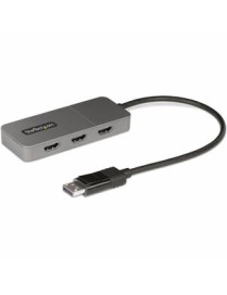 StarTech.com 3-Port MST Hub, DisplayPort to Triple 4K 60Hz HDMI, DP 1.4 Multi-Monitor Adapter, Windows Only - DisplayPort to Tri