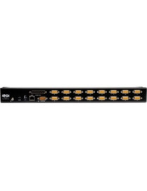 Tripp Lite NetDirector 16-Port 1U Rack-Mount IP KVM Switch - 16 Computer(s) - 1 Local User(s) - 1 Remote User(s) - 2048 x 1536 -