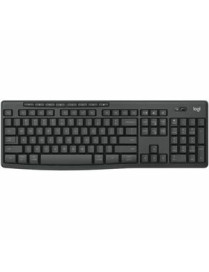 Logitech MK370 Combo for Business Wireless Keyboard and Silent Mouse - USB Type A Plunger/Membrane Wireless Bluetooth Keyboard -