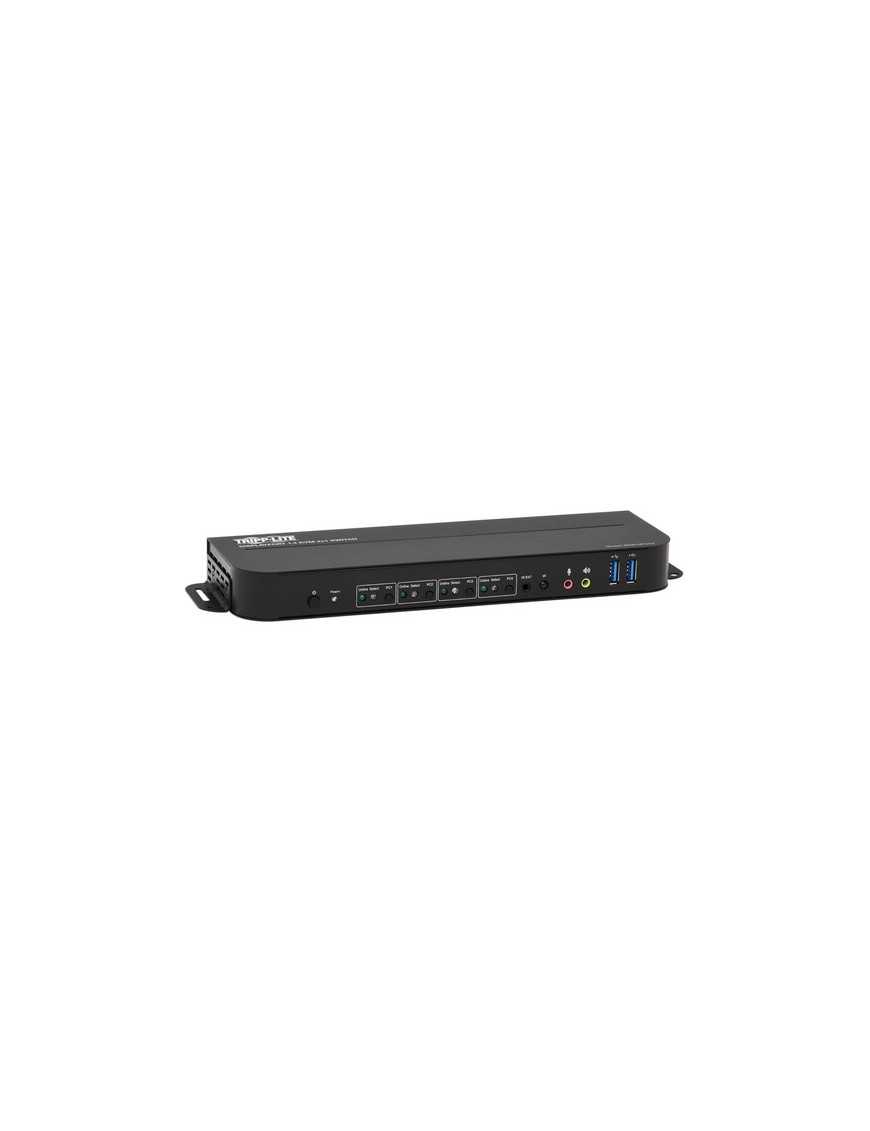 Tripp Lite by Eaton B005-DPUA4 4-Port DisplayPort/USB KVM Switch - 4 Computer(s) - 1 Local User(s) - 4096 x 2160 - 8 x USB - 1 x