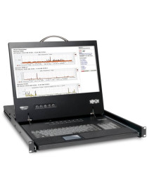 Tripp Lite NetController 19" 8-Port VGA Console KVM Switch - Steel Housing - 8 Computer(s) - 19" Active Matrix TFT LCD - 8 x HD-