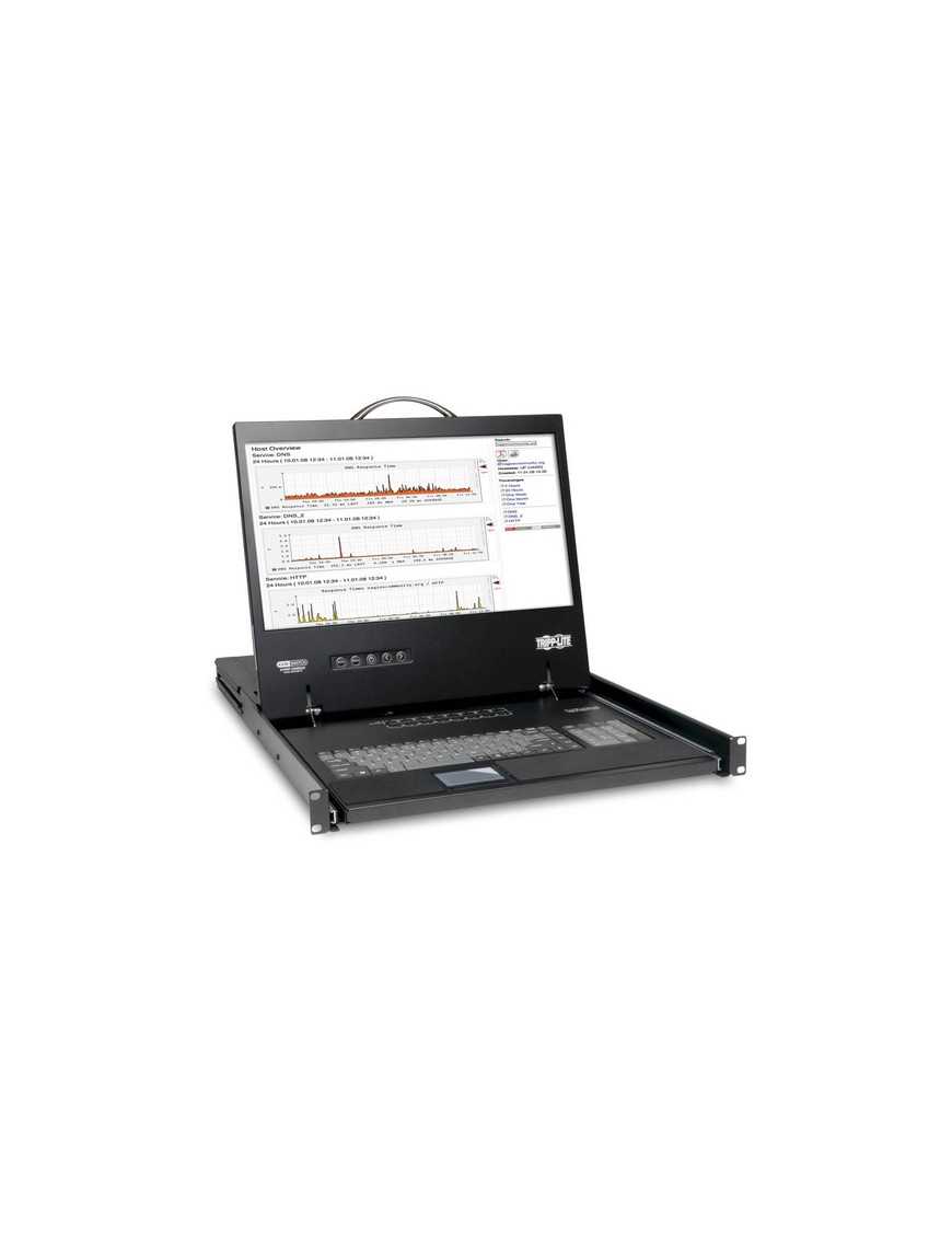 Tripp Lite NetController 19" 8-Port VGA Console KVM Switch - Steel Housing - 8 Computer(s) - 19" Active Matrix TFT LCD - 8 x HD-