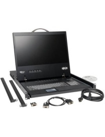 Tripp Lite NetController 19" 8-Port VGA Console KVM Switch - Steel Housing - 8 Computer(s) - 19" Active Matrix TFT LCD - 8 x HD-