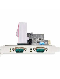 StarTech.com 2-Port Serial PCIe Card, Dual-Port RS232/RS422/RS485 Card, 16C1050 UART, ESD Protection, Windows/Linux, TAA-Complia