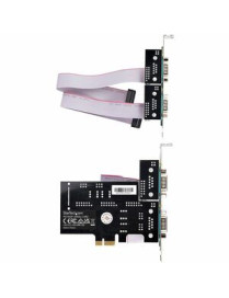 StarTech.com 4-Port Serial PCIe Card, Quad-Port RS232/RS422/RS485 Card, 16C1050 UART, ESD Protection, Windows/Linux, TAA-Complia