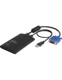 StarTech.com USB Crash Cart Adapter with File Transfer & Video Capture at 1920 x1200 60Hz - KVM adapter accesses any VGA and USB