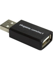 Plugable USB Data Blocker, Protect Against Juice Jacking - Universal Fast 1A Charge-Only Adapter for Android, Apple iOS, and Win