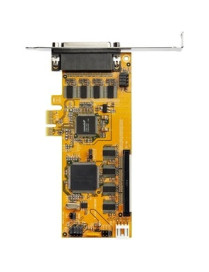 StarTech.com 8-Port PCI Express RS232 Serial Adapter Card -PCIe to Serial DB9 Controller 16C1050 UART - Low Profile - 15kV ESD -