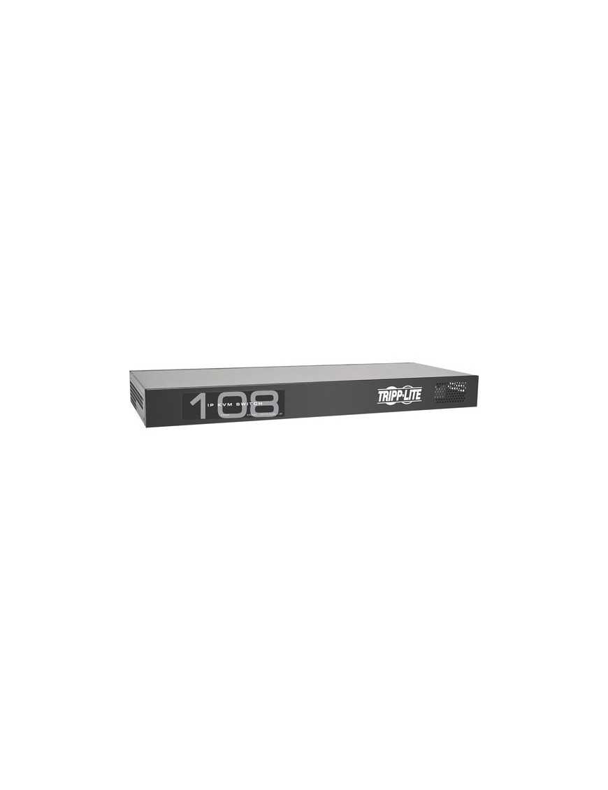 Tripp Lite by Eaton 8-Port NetCommander 1U Rackmount Cat5 KVM Switch w/ IP - 8 Computer(s) - 1 Local User(s) - 1 Remote User(s) 