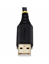 StarTech.com 3ft (1m) USB to Serial Adapter Cable, COM Retention, FTDI IC, DB9 RS232, Interchangeable DB9 Screws/Nuts, Windows/m