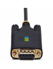 StarTech.com 3ft (1m) USB to Null Modem Serial Adapter Cable, COM Retention, FTDI, RS232, Changeable DB9 Screws/Nuts, Windows/ma