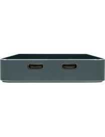 Visiontek USB C Dock with up to 100W PD - USB Type-C Portable dock with up to 100W Power Delivery. VGA, HDMI, DisplayPort video 