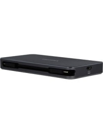 Visiontek USB C Dock with up to 100W PD - USB Type-C Portable dock with up to 100W Power Delivery. VGA, HDMI, DisplayPort video 